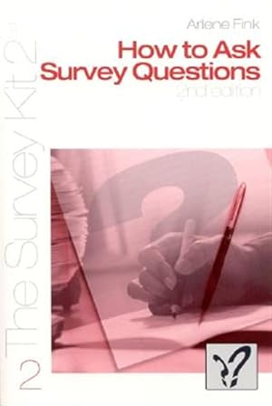Imagen del vendedor de How to Ask Survey Questions a la venta por GreatBookPrices