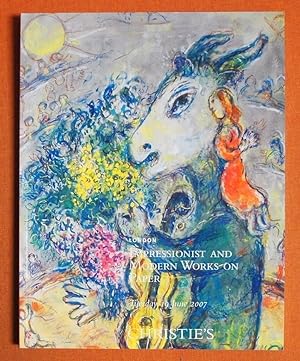 Seller image for Impressionist and Modern Works of Art on Paper. 19 June 2007 for sale by GuthrieBooks