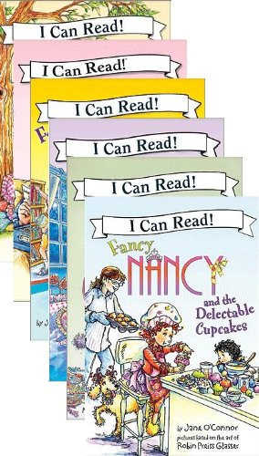 Seller image for Fancy Nancy Six Book Super Reader Set (I Can Read Book 1) (Includes: Fancy Nancy and the Delectable Cupcakes; Fancy Nancy Spectacular Spectacles; Fancy Nancy My Family History; Fancy Nancy The Dazzling Book Report; Fancy Nancy Sees Stars; Fancy Nancy the 100th Day of School) [Paperback] Unknown for sale by Lakeside Books