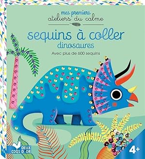 sequins à coller : dinosaures