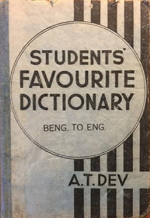 Seller image for Students' favourite dictionary: (English-to-Bengali & English) : etymological, explanatory, with pronunciation, compound words for sale by Alplaus Books