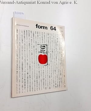 Form 64. Zeitschrift fur Gestaltung. IV - 1973