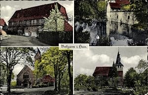 Bild des Verkufers fr Ansichtskarte / Postkarte Bolzum Sehnde Region Hannover, Ortspartien, Kirchen, Wasserlauf zum Verkauf von akpool GmbH