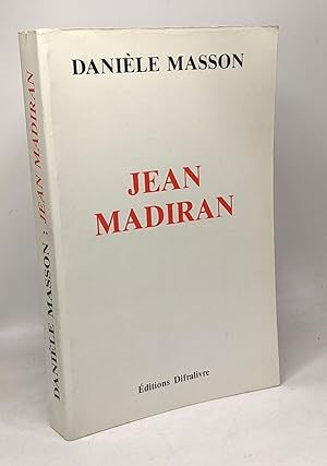 Seller image for Jean Madiran for sale by crealivres
