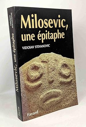 Seller image for Milosevic une pitaphe for sale by crealivres