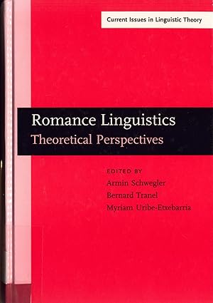 Seller image for Romance Linguistics Theoretical Persepctives for sale by avelibro OHG