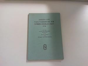 Seller image for Jahres- und Tagungsbericht der Grres-Gesellschaft 1969. Mit dem in Mnster gehaltenen Vortrgen von Konrad Repgen und Swidbert Schnippenkoetter. for sale by Zellibooks. Zentrallager Delbrck