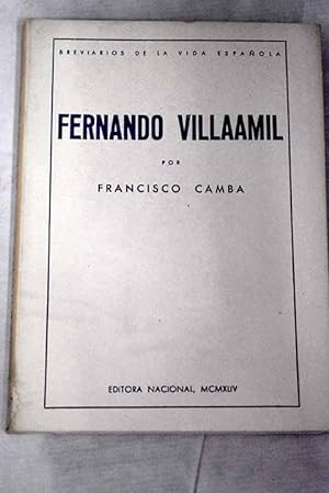 Imagen del vendedor de Fernando Villaamil a la venta por Alcaná Libros