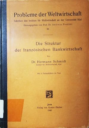 Seller image for Die Struktur der franzsischen Bankwirtschaft. for sale by Antiquariat Bookfarm