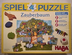 HABA 4261: Spiel & Puzzle - Zauberbaum (Holzspielsteine)[Kinderspiel]. Achtung: Nicht geeignet fü...