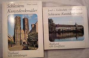 Schlesische Kunstdenkmäler, Konvolut von 2 Bänden [2 Bücher]. Text u.-Bildband.