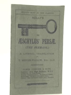 Imagen del vendedor de Aeschylus Persae a la venta por World of Rare Books