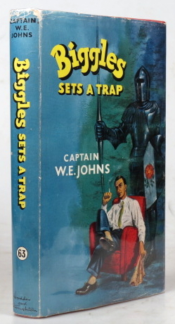 Biggles Sets a Trap. Illustrated by Stead