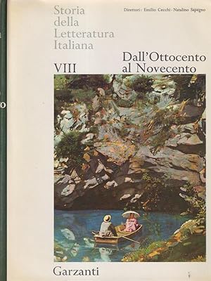 Immagine del venditore per Storia della letteratura italiana VIII - dall'Ottocento al Novecento venduto da Librodifaccia