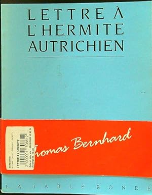 Image du vendeur pour Lettre a L'hermite Autrichien mis en vente par Librodifaccia