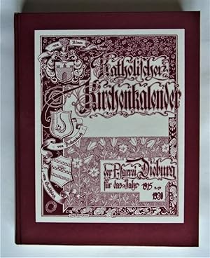 Katholischer Kirchenkalender der Pfarrei Dieburg für das Jahr 1915 (bis 1930)