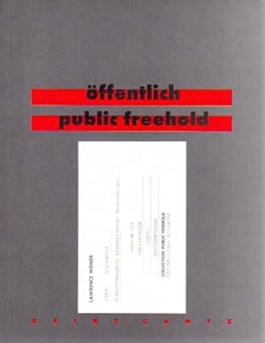 Bild des Verkufers fr ffentlich / public freehold. zum Verkauf von Antiquariat Querido - Frank Hermann