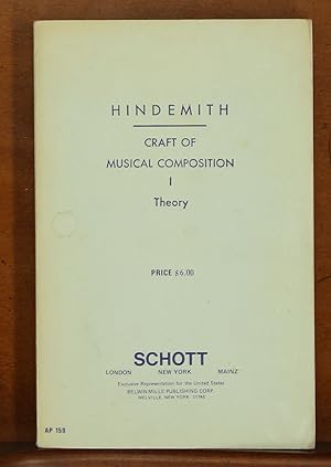 The Craft of Musical Composition, Part I: Theory (Fourth Edition)