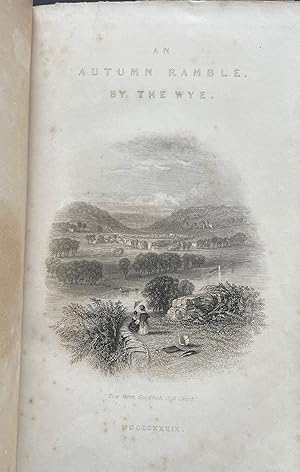 Seller image for An Autumn Ramble by the Wye. With twenty engravings from drawings by Copley Fielding, David Cox, &c. for sale by Michael S. Kemp, Bookseller