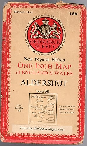 Ordnance Survey One-Inch Map of England & Wales - Sheet 169 Aldershot