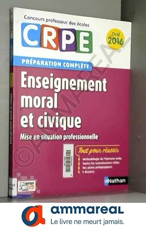 Seller image for Enseignement moral et civique - Prparation  l'preuve orale for sale by Ammareal