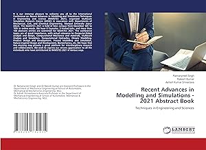 Seller image for Recent Advances in Modelling and Simulations - 2021 Abstract Book for sale by moluna