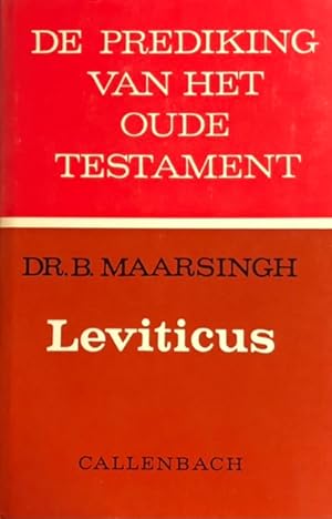 Bild des Verkufers fr Leviticus (De Prediking van het Oude Testament, POT) zum Verkauf von Antiquariaat Schot