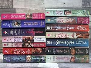 Seller image for 14 Stephanie Laurens Romantic Novels (A Match for Marvus Cynster, for sale by Archives Books inc.