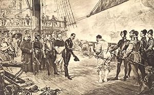 THE ADMIRAL OF THE SPANISH ARMADA SURRENDERS TO DRAKE BY SEYMOUR LUCAS,1894 Photogravure