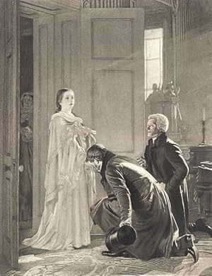 QUEEN VICTORIA GREETED AS QUEEN BY H.T. WELLS,1894 Photogravure