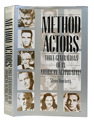 Immagine del venditore per METHOD ACTORS Three Generations of an American Acting Style venduto da Rare Book Cellar