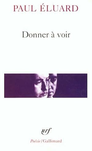 Image du vendeur pour Donner  voir mis en vente par Chapitre.com : livres et presse ancienne