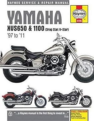 Imagen del vendedor de Yamaha XVS650 & 1100 (Drag Star, V-Star) '97 to '11 (Haynes Service & Repair Manual) a la venta por Pieuler Store
