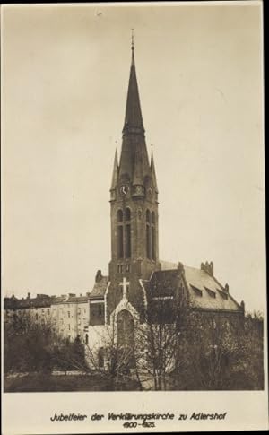 Foto Berlin Treptow Adlershof, Jubelfeier der Auferstehungskirche 1925