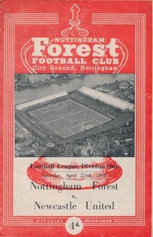 Seller image for Nottingham Forest v Newcastle United Programme. 23rd April 1960 for sale by Barter Books Ltd