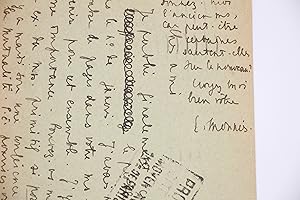 Carte postale manuscrite d'Emmanuel Mounier adressée à Henri Petit