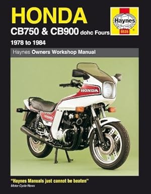 Imagen del vendedor de Honda CB750 & CB900 dohc Fours (78-84) Haynes Repair Manual a la venta por Pieuler Store