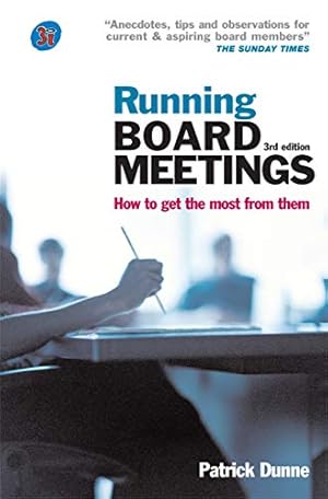 Seller image for Running Board Meetings: How to Get the Most from Them for sale by Pieuler Store