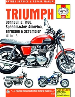 Immagine del venditore per Triumph Bonneville, T100, Speedmaster 2001-2015: Service & Repair Manual venduto da Pieuler Store