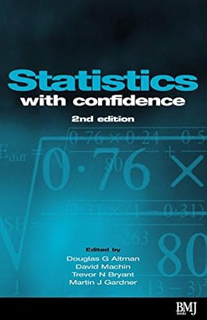 Image du vendeur pour Statistics with Confidence: Confidence Intervals and Statistical Guidelines mis en vente par Pieuler Store