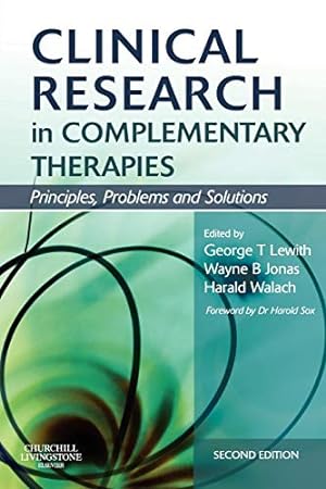Seller image for Clinical Research in Complementary Therapies: Principles, Problems and Solutions for sale by Pieuler Store