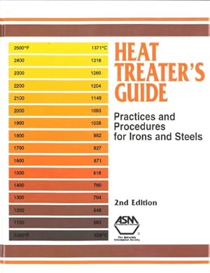 Immagine del venditore per Heat Treater's Guide: Practices and Procedures for Irons and Steels venduto da Pieuler Store