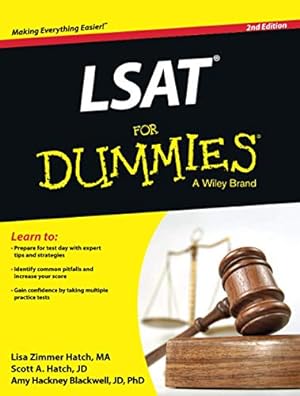 Seller image for LSAT For Dummies, 2nd Edition for sale by Pieuler Store