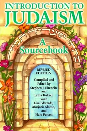Seller image for Introduction to Judaism: A Source Book for sale by Pieuler Store