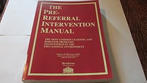 Immagine del venditore per Pre-Referral Intervention Manual venduto da Pieuler Store