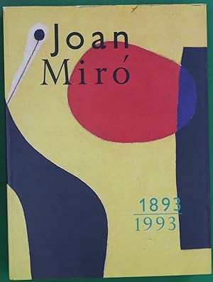 Imagen del vendedor de Joan Miro 1893-1993 a la venta por Librera Alonso Quijano