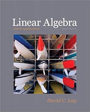 Bild des Verkufers fr Linear Algebra and Its Applications zum Verkauf von Pieuler Store