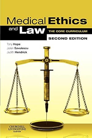 Imagen del vendedor de Medical Ethics and Law: The Core Curriculum a la venta por Pieuler Store