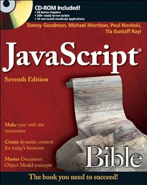 Imagen del vendedor de JavaScript Bible a la venta por Pieuler Store