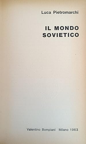 IL MONDO SOVIETICO